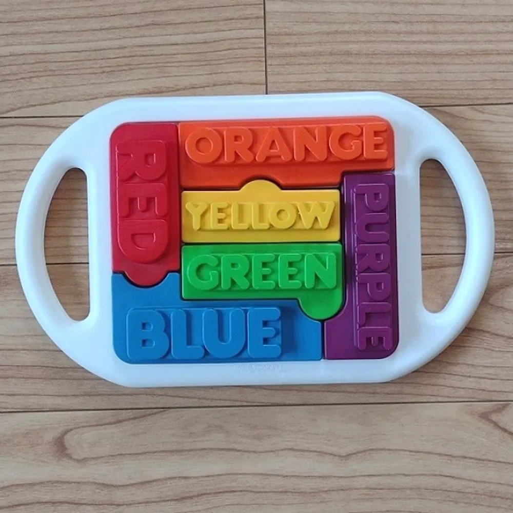 Vintage Tupperware Tuppertoys What's Inside Puzzle Colors